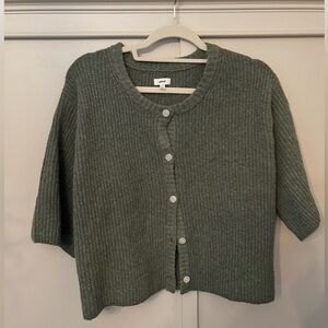 Aerie unREAL short sleeve cardigan